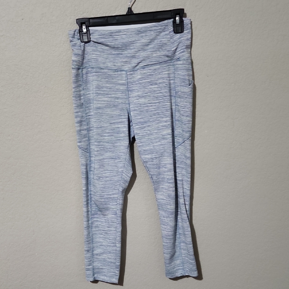 VOGO leggings womens blue gray Leggings size M note see exact meaurments
